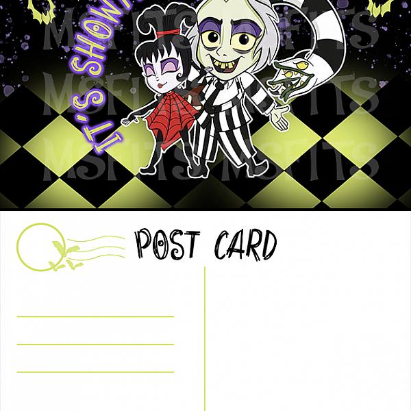 Beetlejuice Post Card